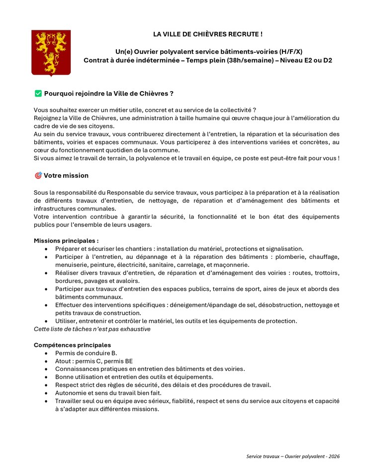 Avis de recrutement page 0001