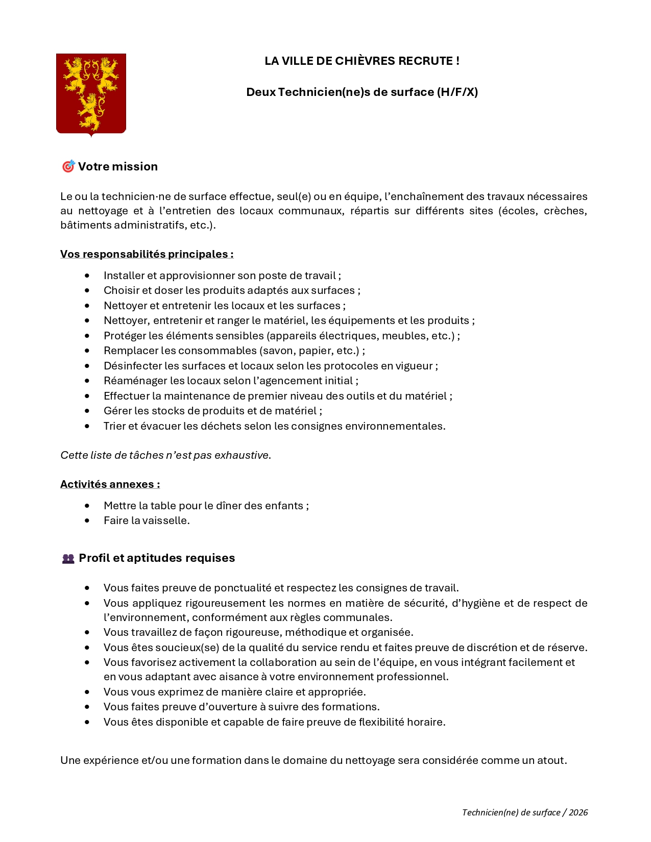 Avis de recrutement page 0001