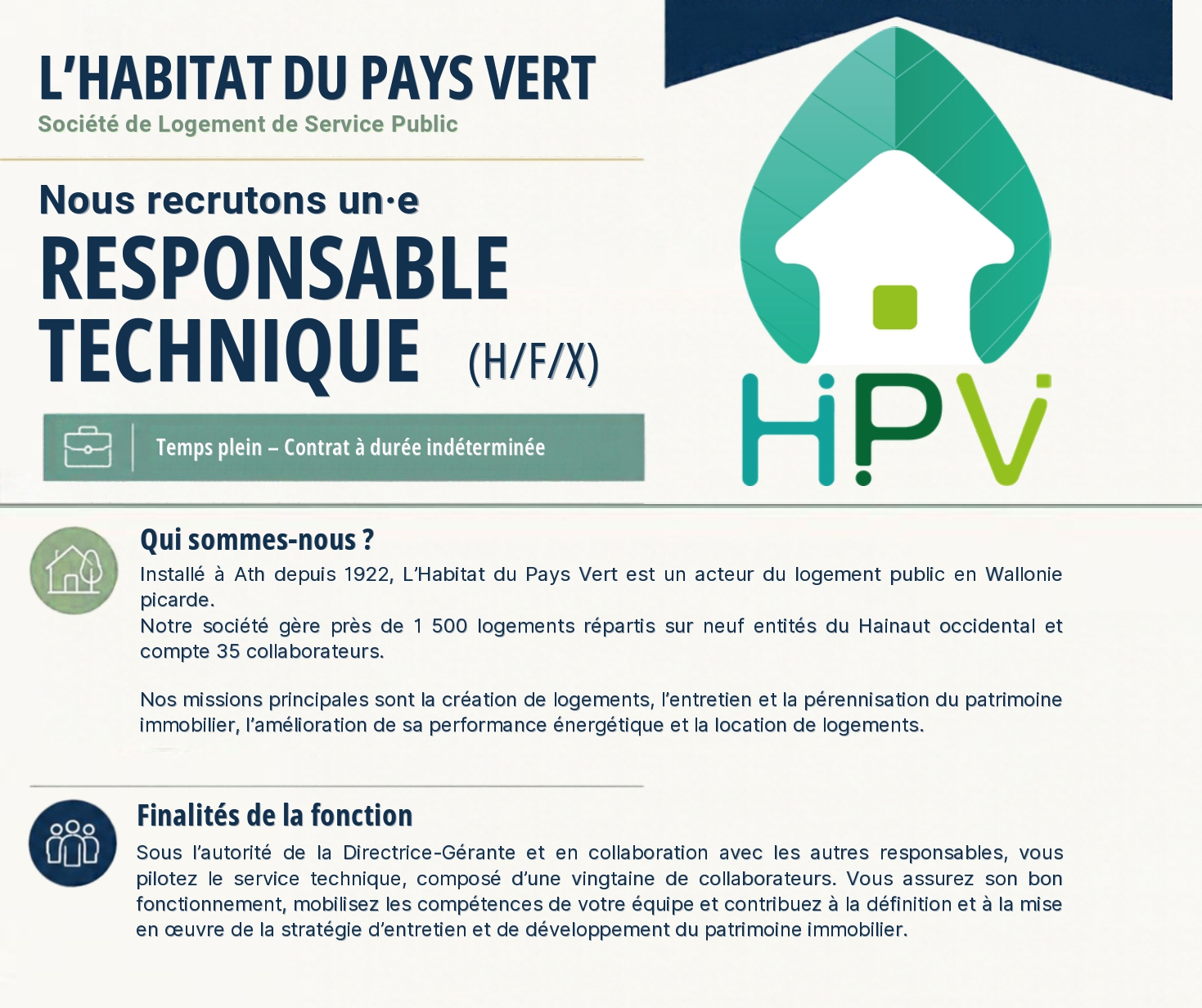 Offre demploi  HPV  Responsable  technique page 0001
