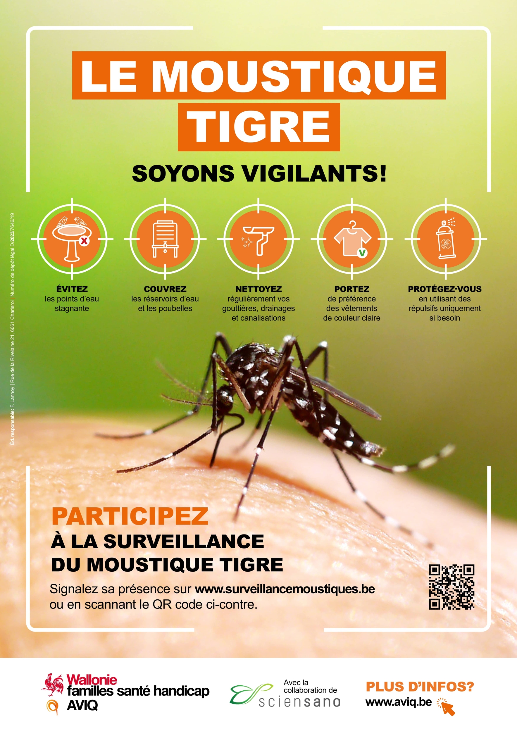 Surveillance du moustique tigre en Région Wallonne — Ville de Chièvres